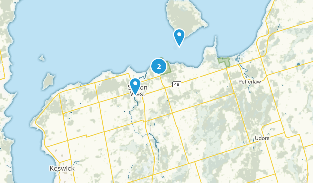 Georgina, Ontario Map