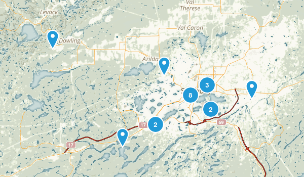Greater Sudbury, Ontario Map
