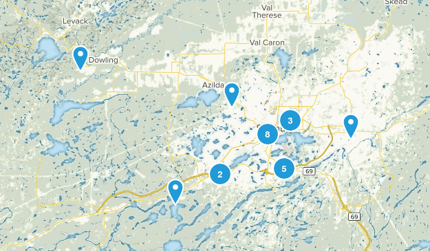 Greater Sudbury, Ontario Map
