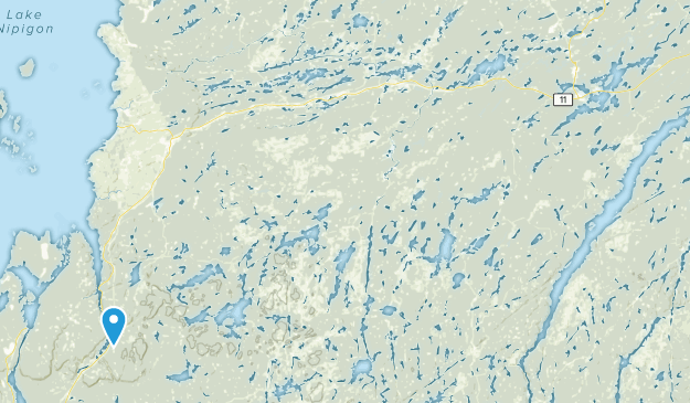 Greenstone, Ontario Map