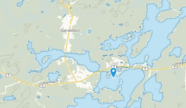 Greenstone, Ontario Map