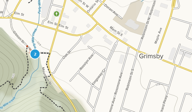 Grimsby, Ontario Map