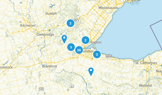 Hamilton, Ontario Map