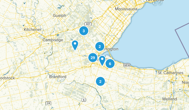 Hamilton, Ontario Map