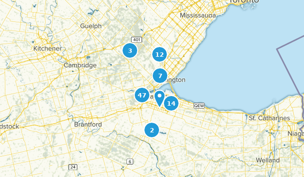 Hamilton, Ontario Map