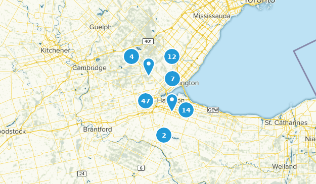 Hamilton, Ontario Map