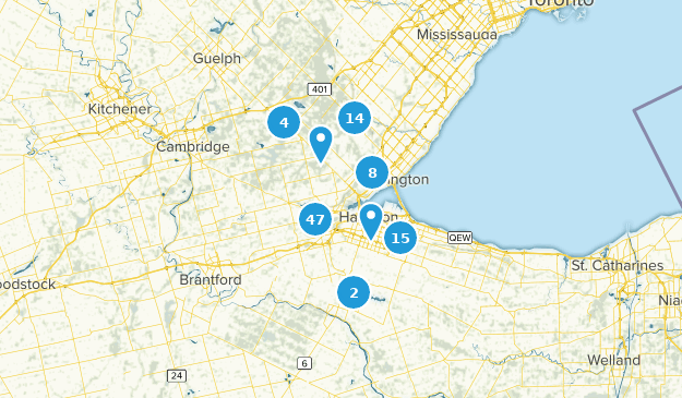 Hamilton, Ontario Map