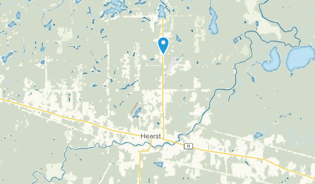 Hearst, Ontario Map