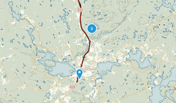 Huntsville, Ontario Map