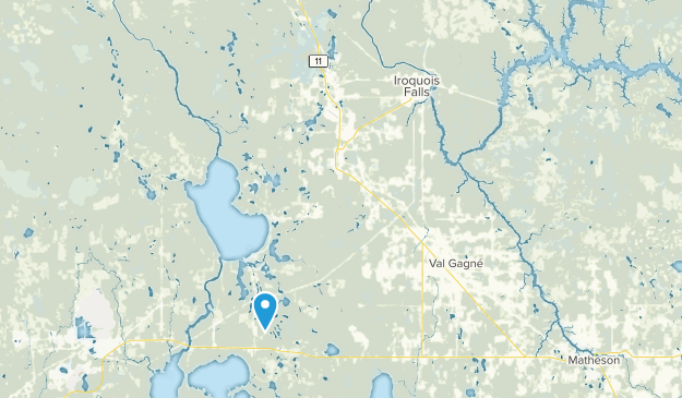 Iroquois Falls, Ontario Map