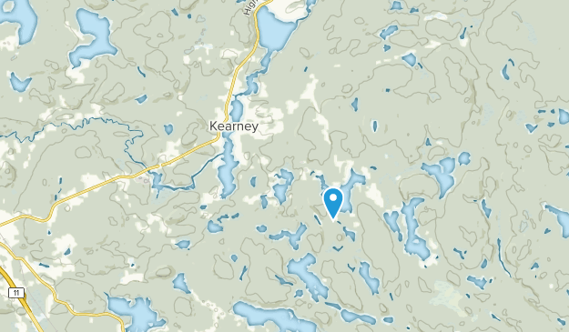 Kearney, Ontario Map