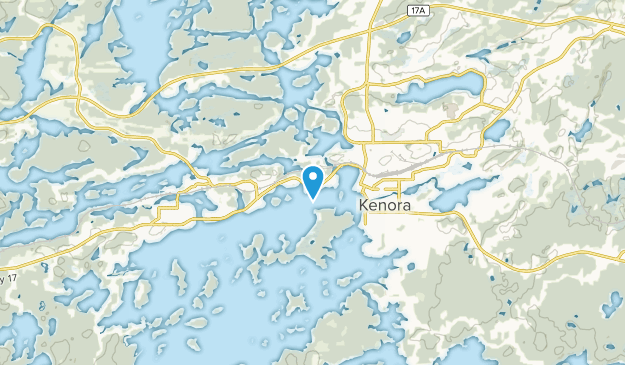 Kenora, Ontario Map