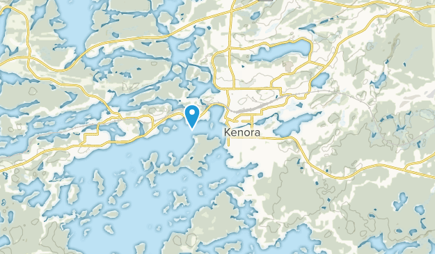 Kenora, Ontario Map