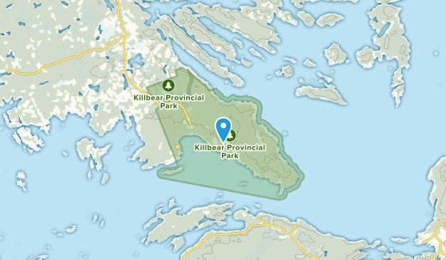 Killbear Park, Ontario Map