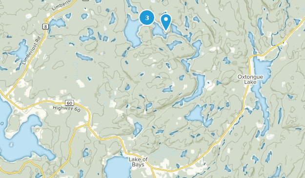 Lake of Bays, Ontario Map