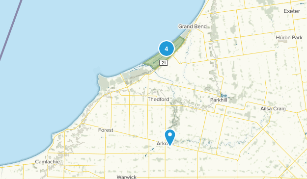 Lambton Shores, Ontario Map