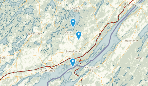 Leeds and the Thousand Islands, Ontario Map