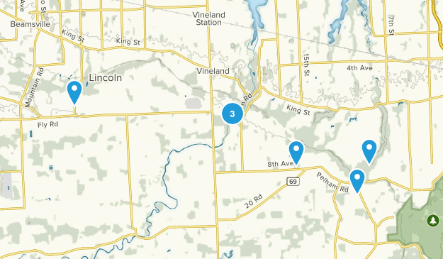 Lincoln, Ontario Map