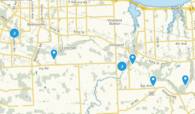 Lincoln, Ontario Map