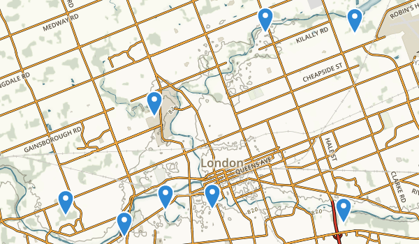 London, Ontario Map