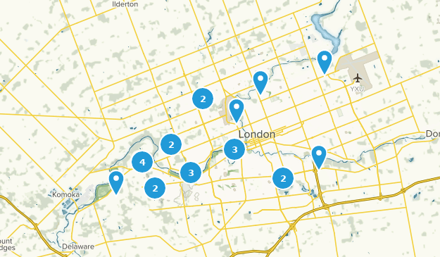 London, Ontario Map