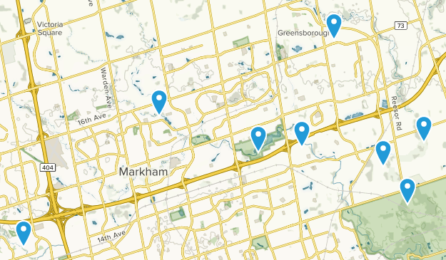 Markham, Ontario Map