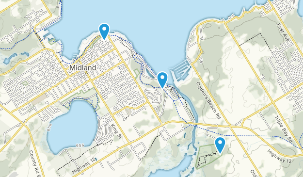 Midland, Ontario Map