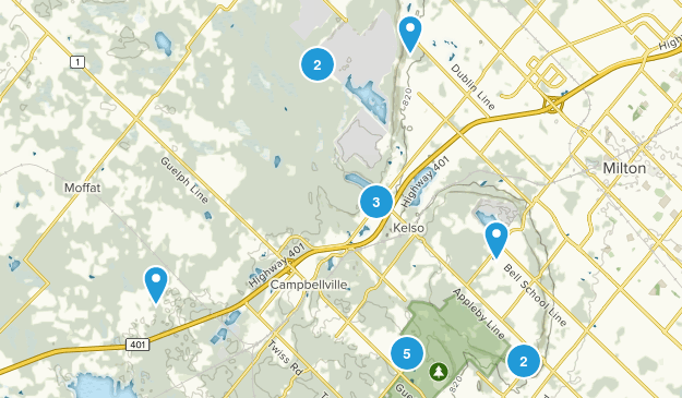 Milton, Ontario Map
