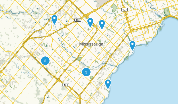 Mississauga, Ontario Map