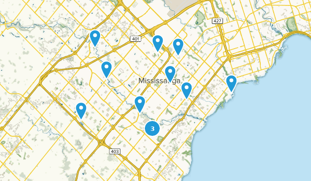 Mississauga, Ontario Map