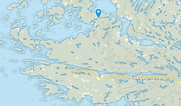 Moose Point 79, Ontario Map