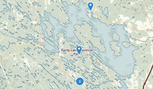 Muskoka Lakes, Ontario Map