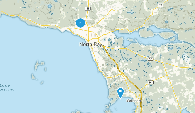 North Bay, Ontario Map