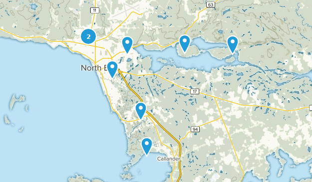 North Bay, Ontario Map