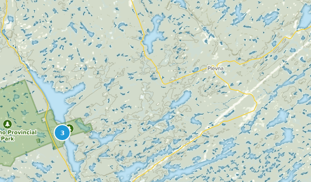 North Frontenac, Ontario Map