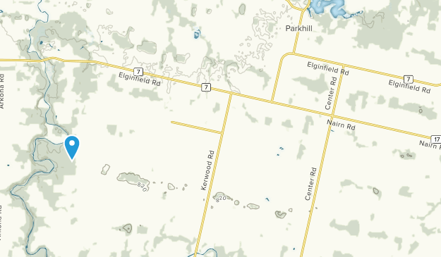 North Middlesex, Ontario Map