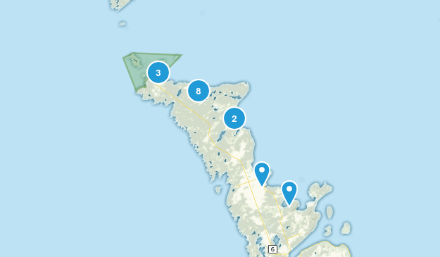 Northern Bruce Peninsula, Ontario Map