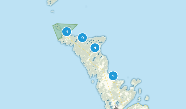 Northern Bruce Peninsula, Ontario Map