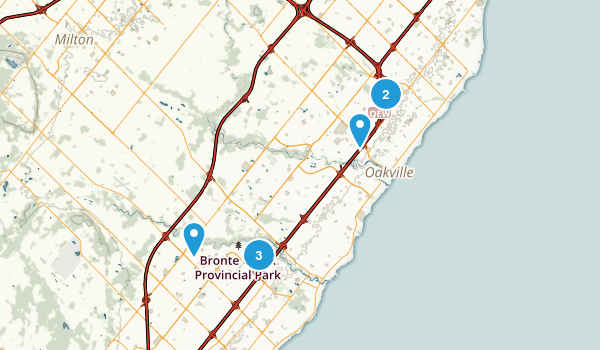 Oakville, Ontario Map