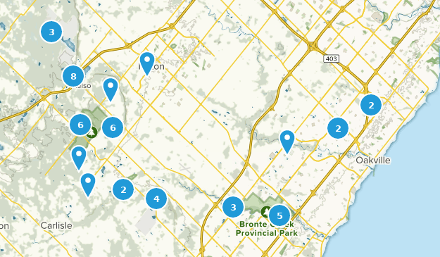 Oakville, Ontario Map