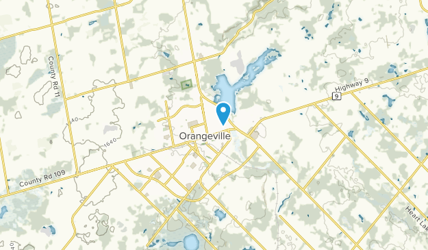 Orangeville, Ontario Map