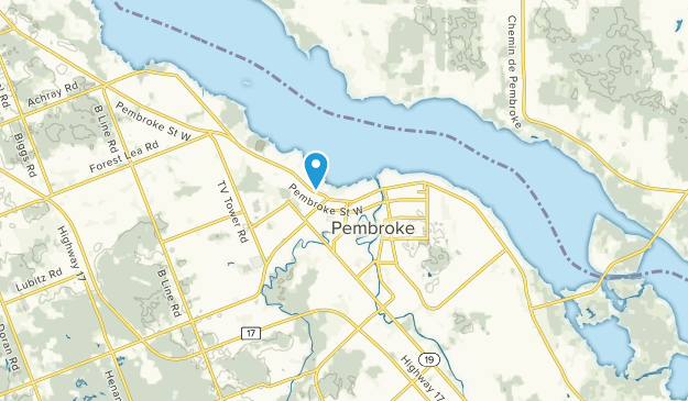 Map Of Pembroke Ontario Map Of Pembroke Ontario