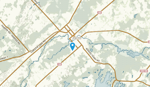 Map Of Perth Ontario Canada