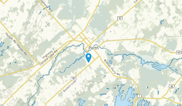Perth, Ontario Map