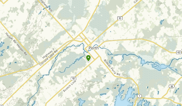 Best Trails near Perth, Ontario Canada