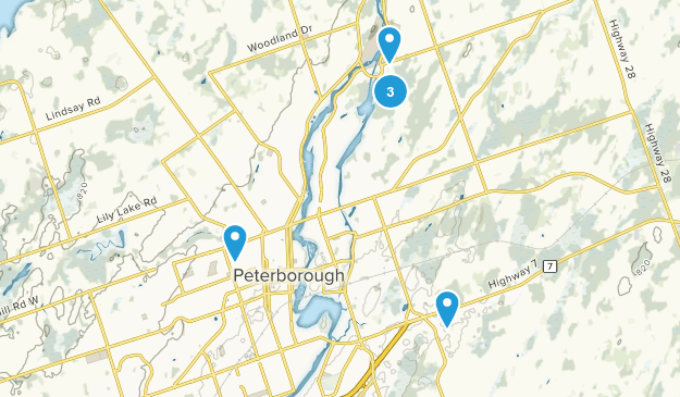 Peterborough, Ontario Map