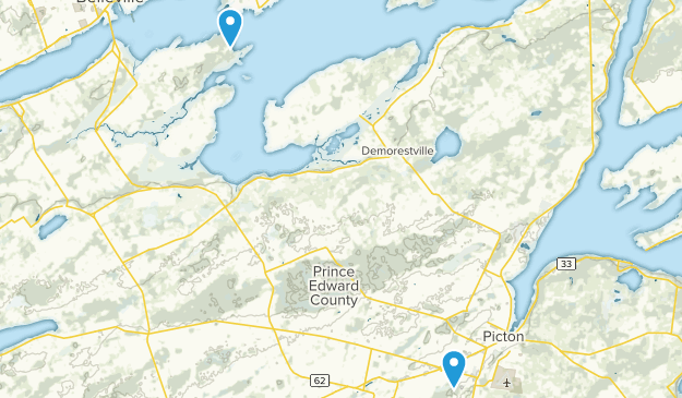 Prince Edward County, Ontario Map