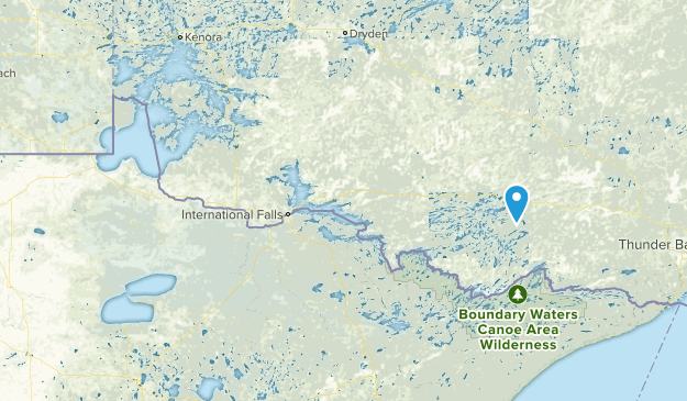 Rainy River, Ontario Map