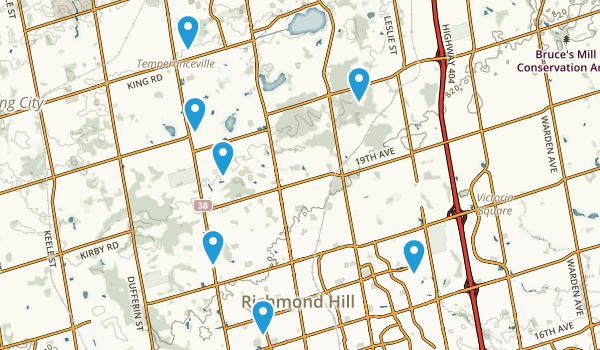 Richmond Hill, Ontario Map