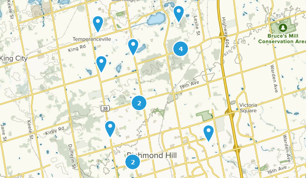 Richmond Hill, Ontario Map